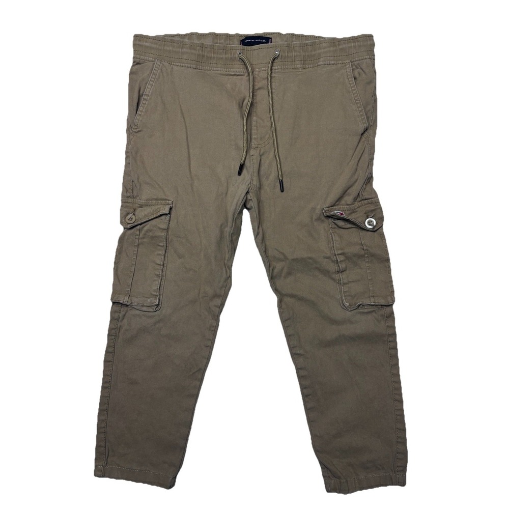Tommy Hilfiger Olive Cargo Jogger Pants
